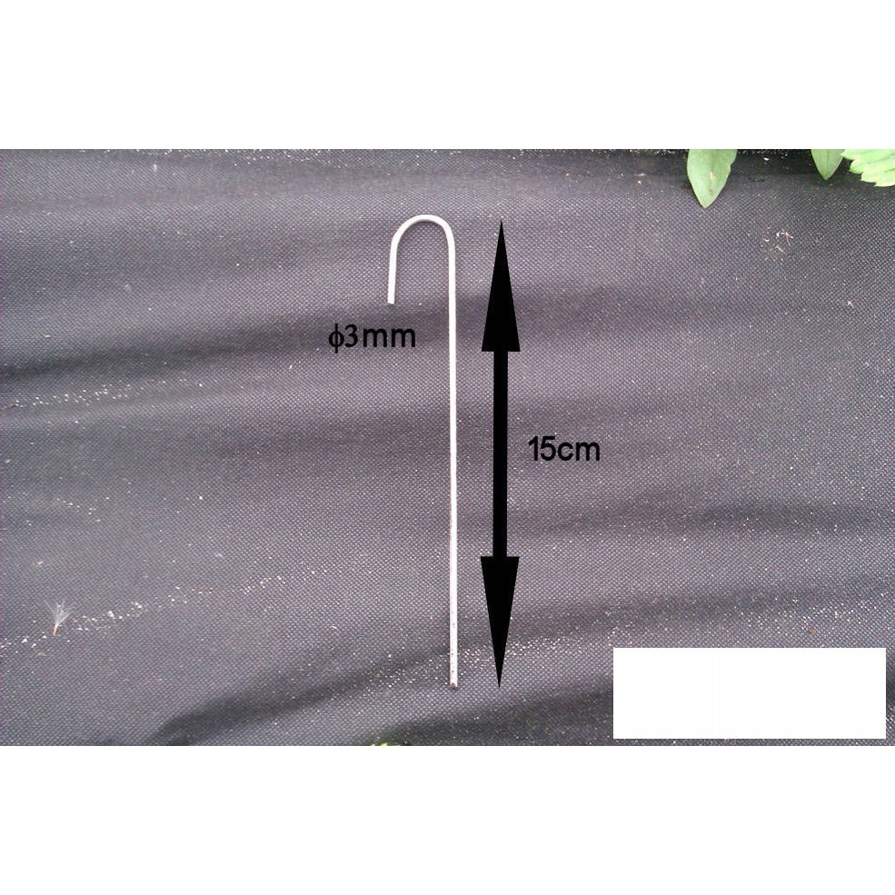 acél csapok agrotextíliához 100 db 15 cm 3 mm megamix.sk