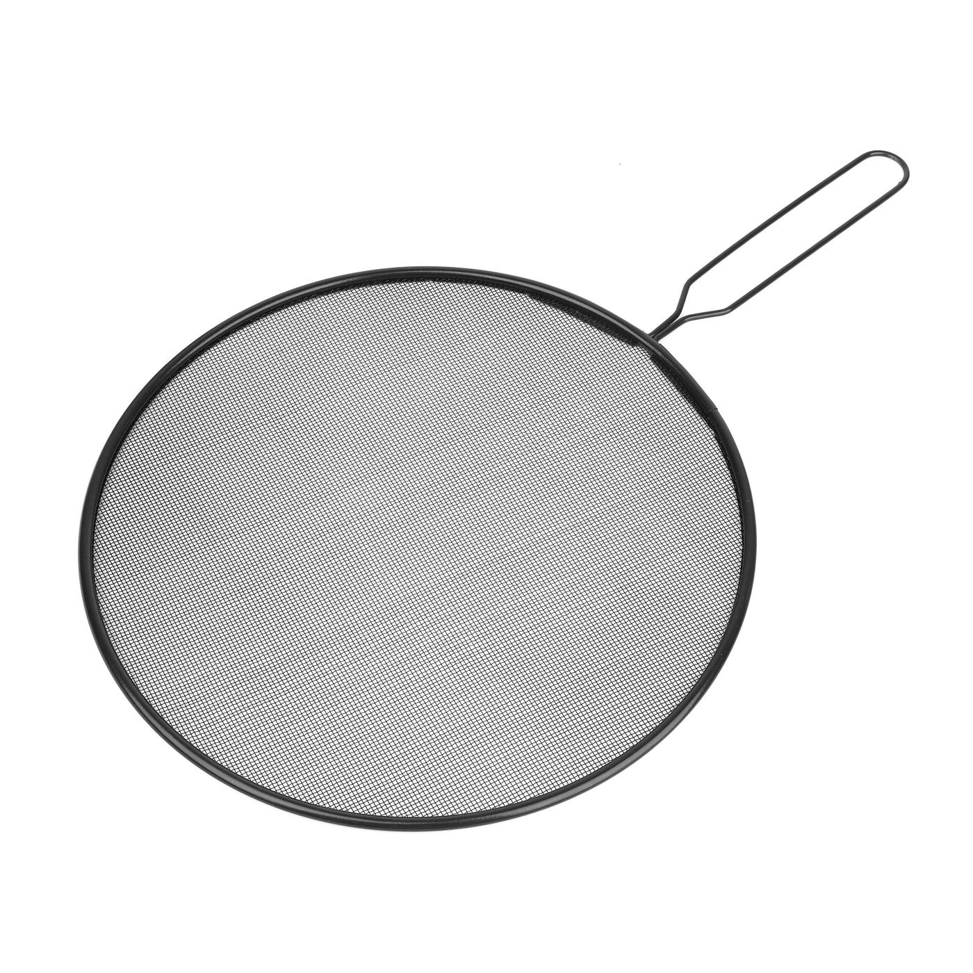 Zsírfelfröccsenés elleni védőhálós szűrő 25 cm fekete