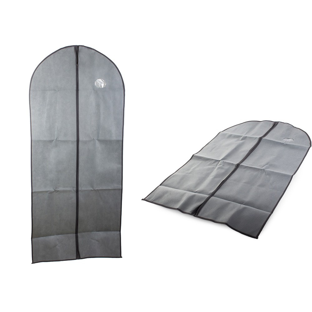 Védőruha huzat 60x137cm-es cipzárral, szürke megamix.sk