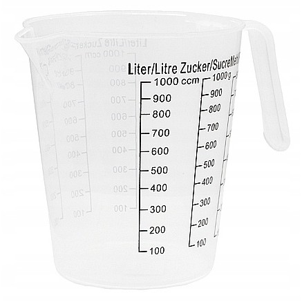 Mérő kancsó konyhai 1L 13cm megamix.sk