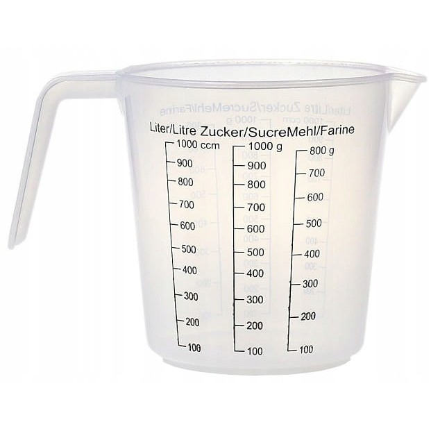 Mérő kancsó konyhai 1L 13cm megamix.sk