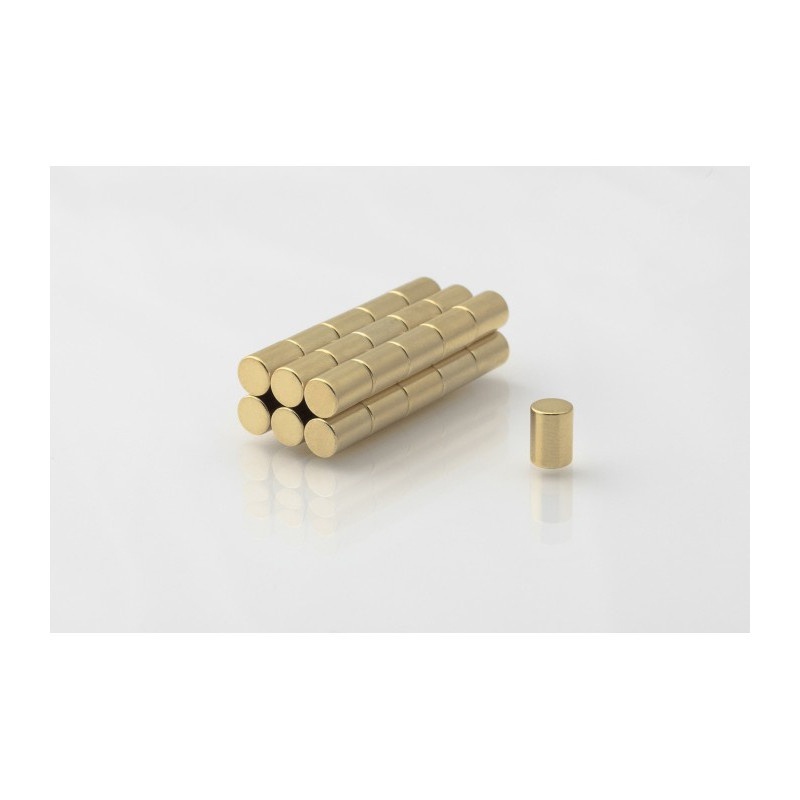 Aranyozott mágnes MW 5x7 N38 omegamix.hu