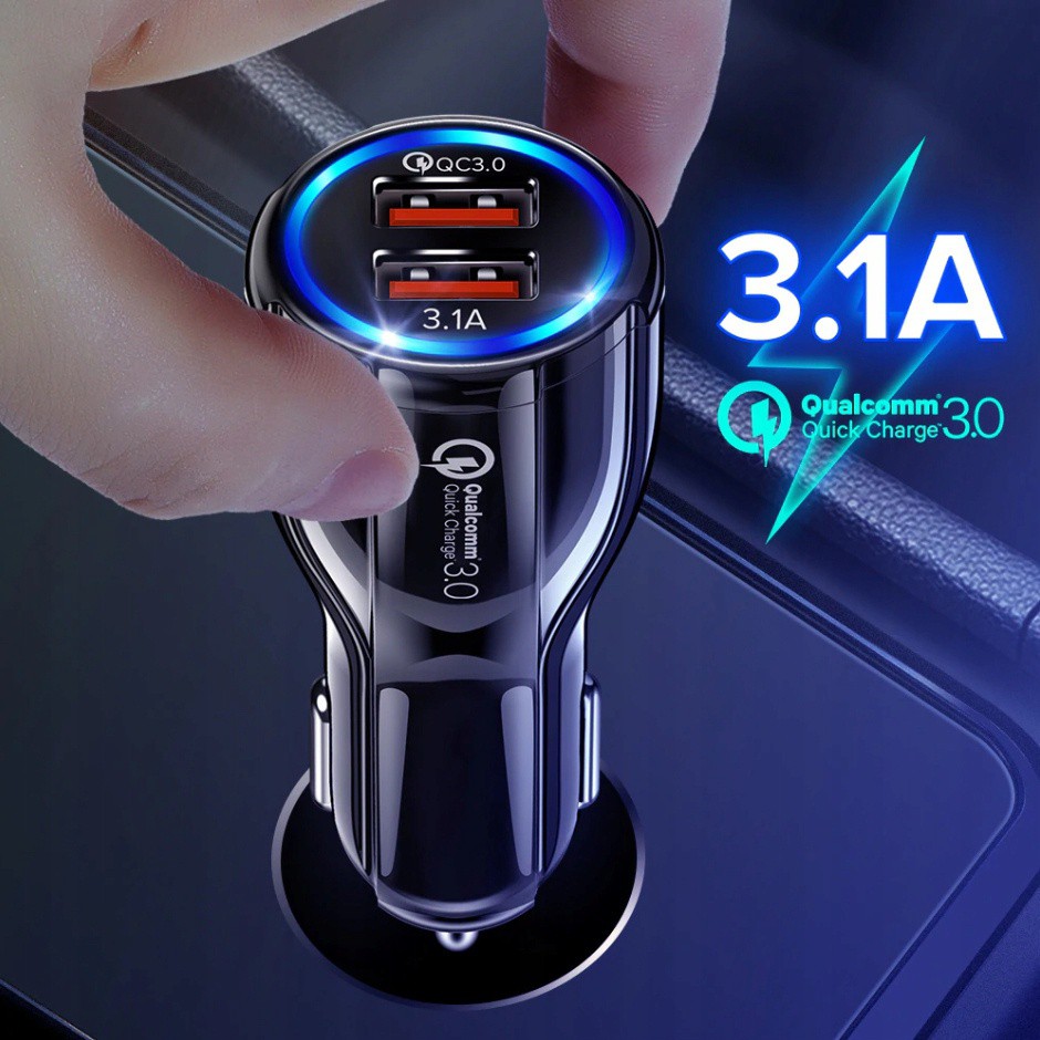 Gyors 3,1A autós töltő QUALCOMM QC 3.0 megamix.sk