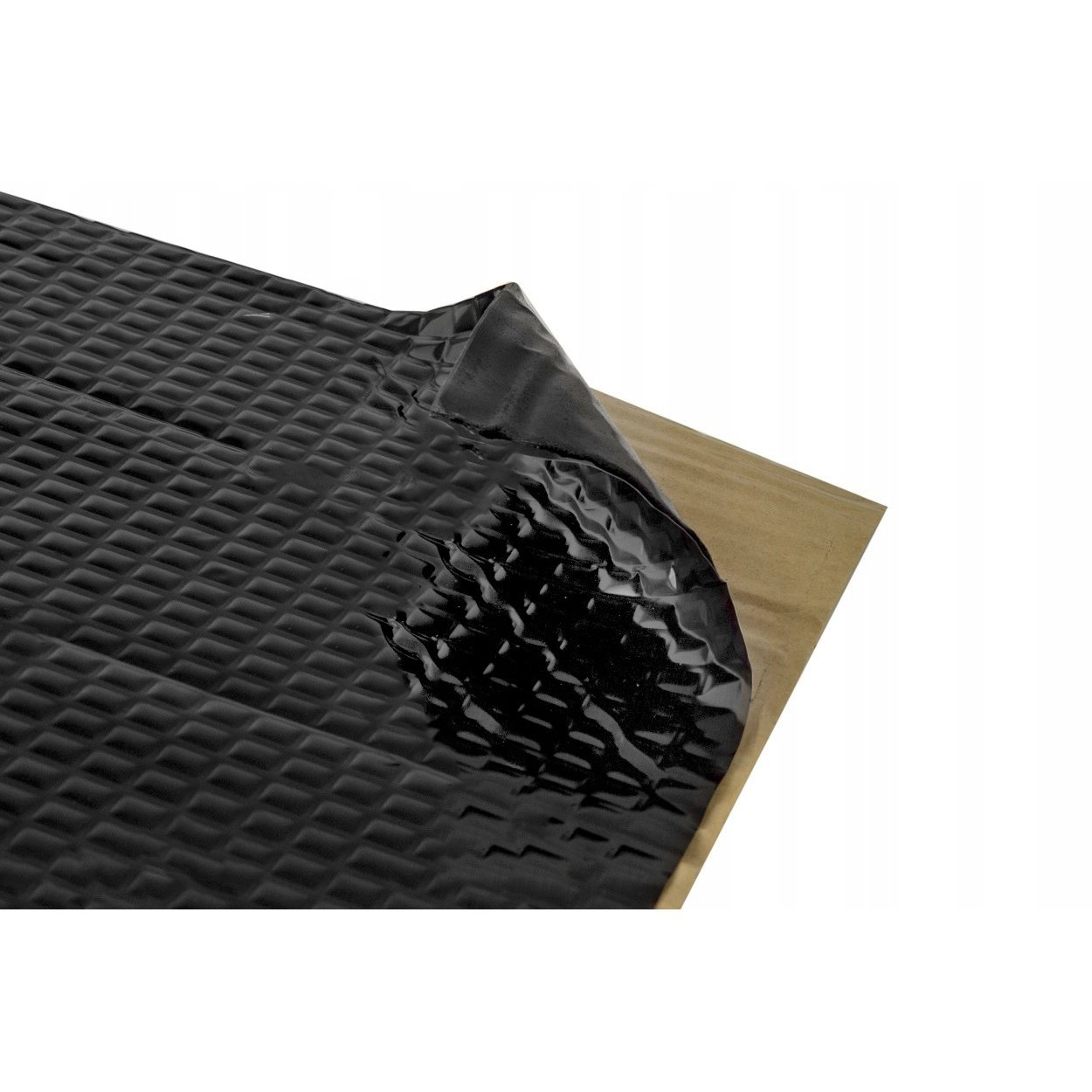 Öntapadó fekete alumínium butil szőnyeg 2,5 mm 25x25cm AB-25 omegamix.hu
