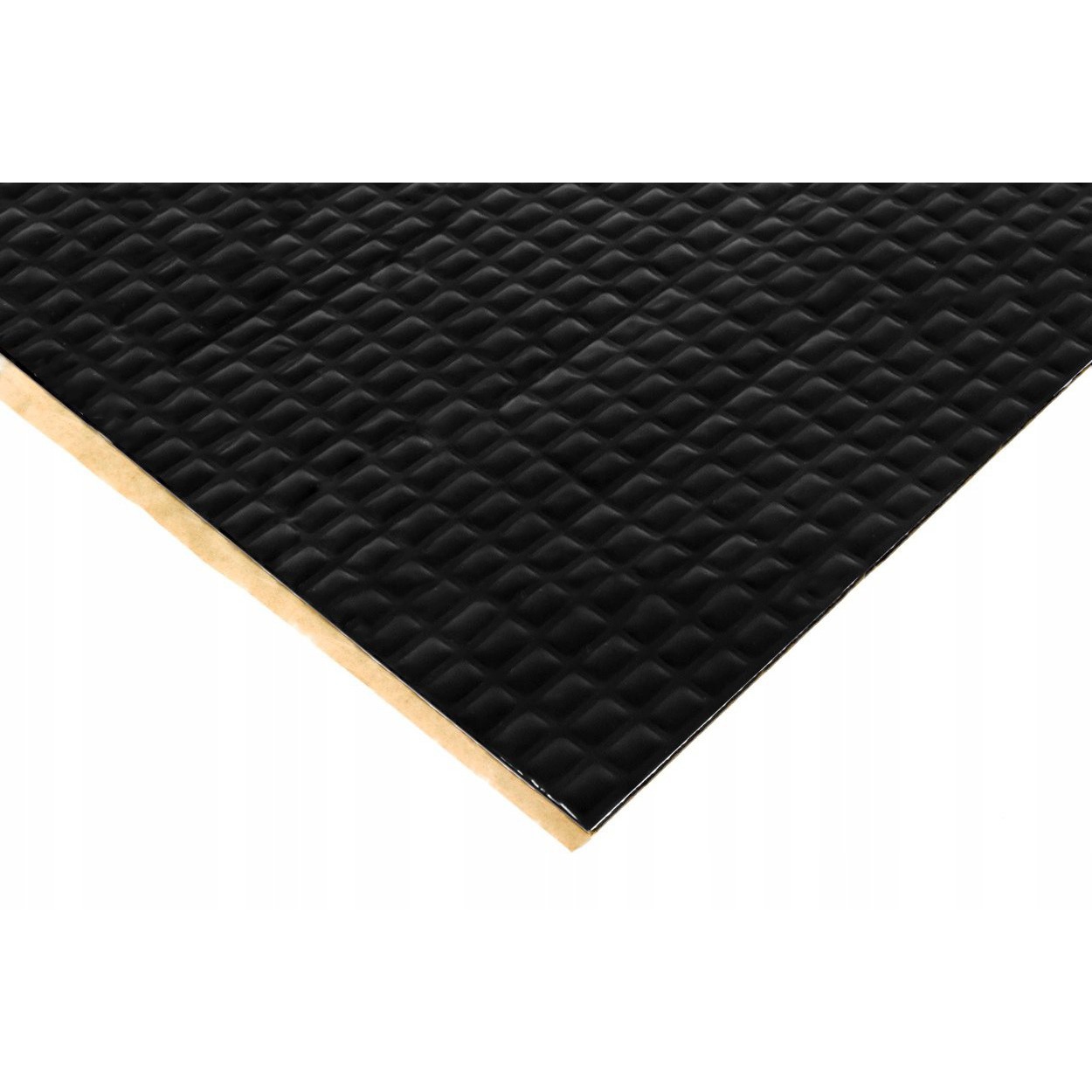 Öntapadó fekete alumínium butil szőnyeg 2,5 mm 25x25cm AB-25 omegamix.hu