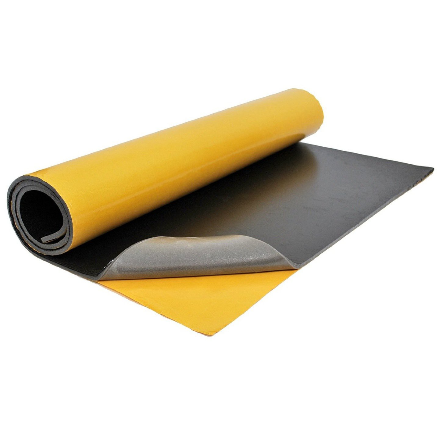 Öntapadó hangszigetelő hab 10mm 25x100cm fekete LT10 fóliával omegamix.hu