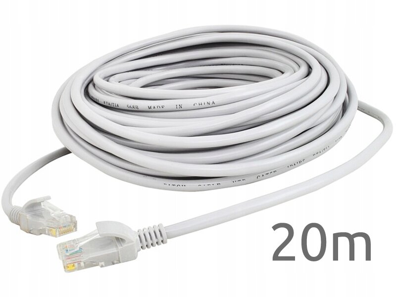 Hálózati kábel LAN Ethernet RJ45 pár 20 m arany