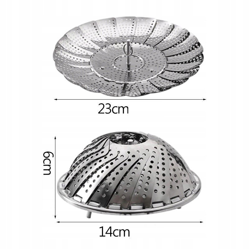 Összecsukható gőzsütő szűrő 21 cm megamix.sk