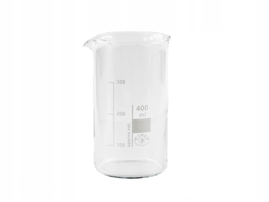 üveg főzőpohár 400 ml 70x130 mm magas megamix.sk