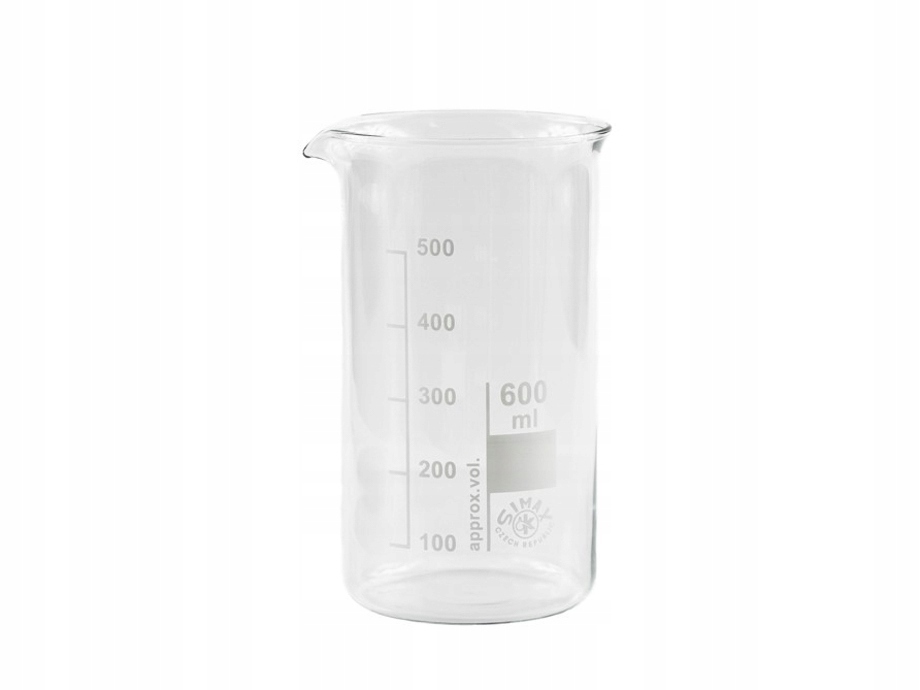 üveg mérőhenger 600ml 80x150mm magas megamix.sk