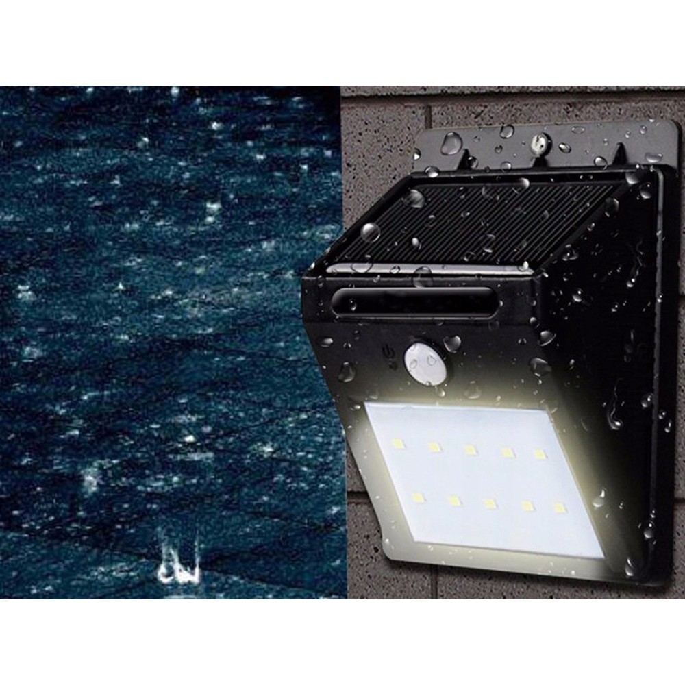 Napelemes lámpa 30 SMD LED mozgásérzékelővel 12x9x5cm megamix.sk