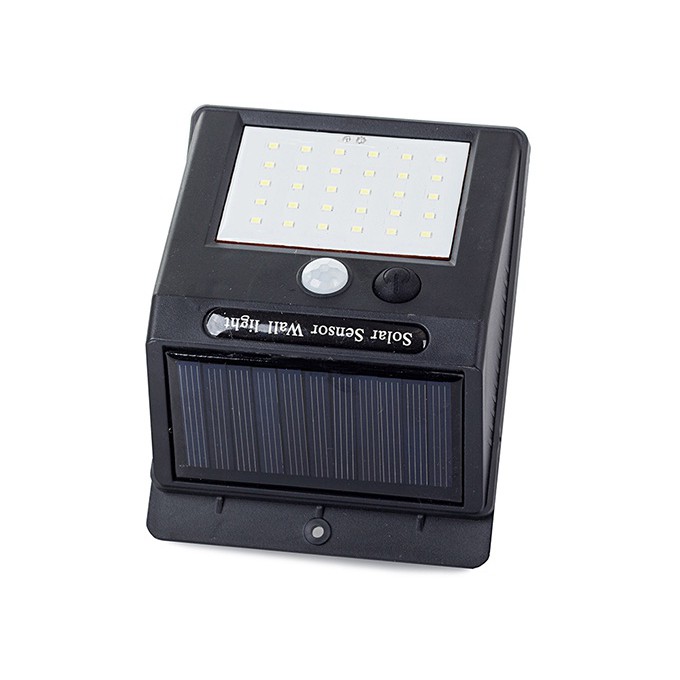 Napelemes lámpa 30 SMD LED mozgásérzékelővel 12x9x5cm megamix.sk