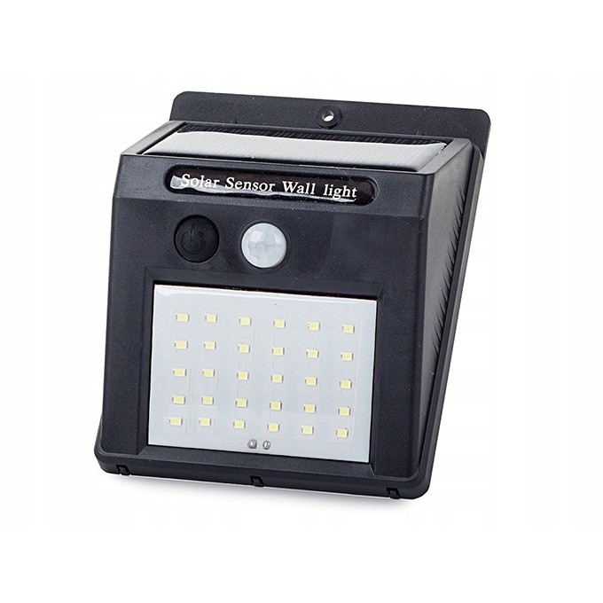 Napelemes lámpa 30 SMD LED mozgásérzékelővel 12x9x5cm megamix.sk