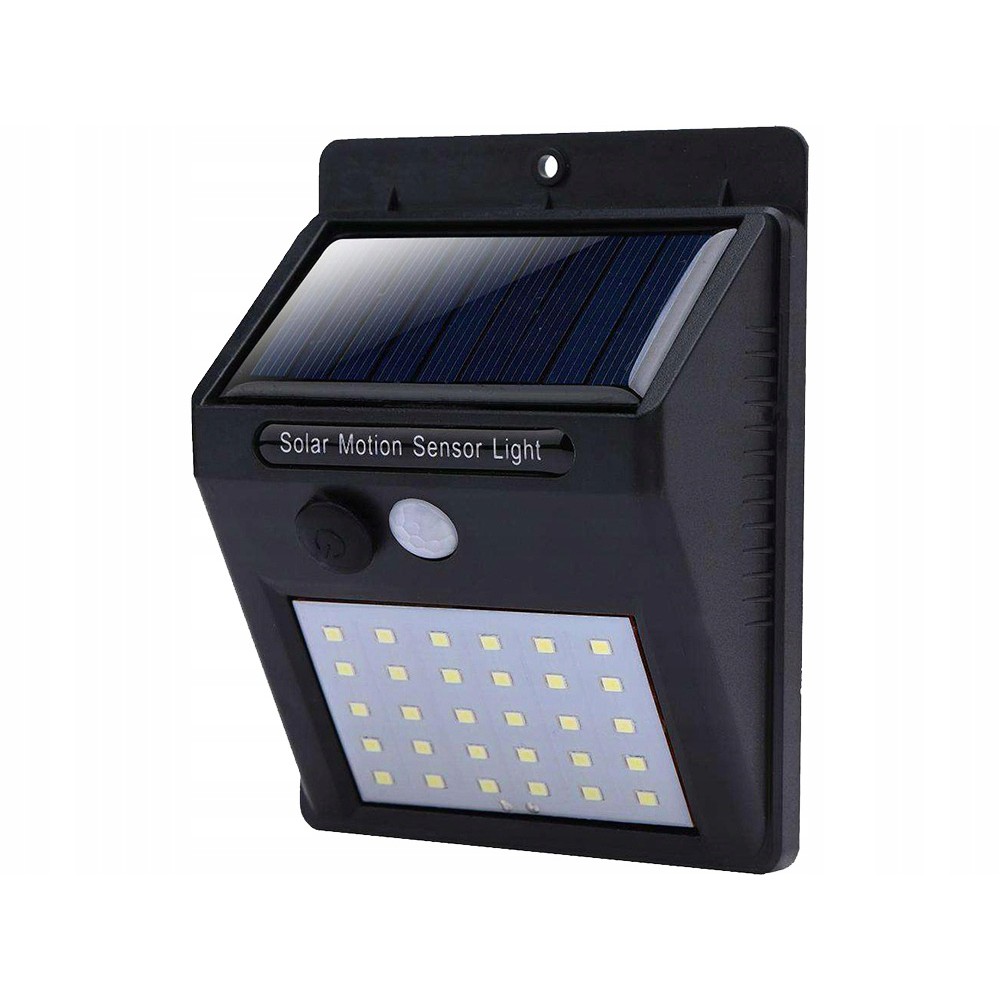 Napelemes lámpa 30 SMD LED mozgásérzékelővel 12x9x5cm megamix.sk