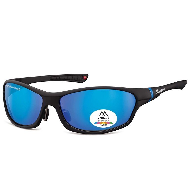 Polarizált sport napszemüveg vezetőknek fekete kék WAYNE omegamix.hu