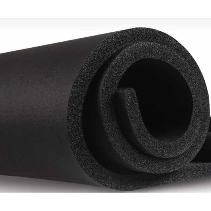 Vízálló hangszigetelő gumihab 25mm 25x100cm ragasztó nélkül fekete K25bk omegamix.hu