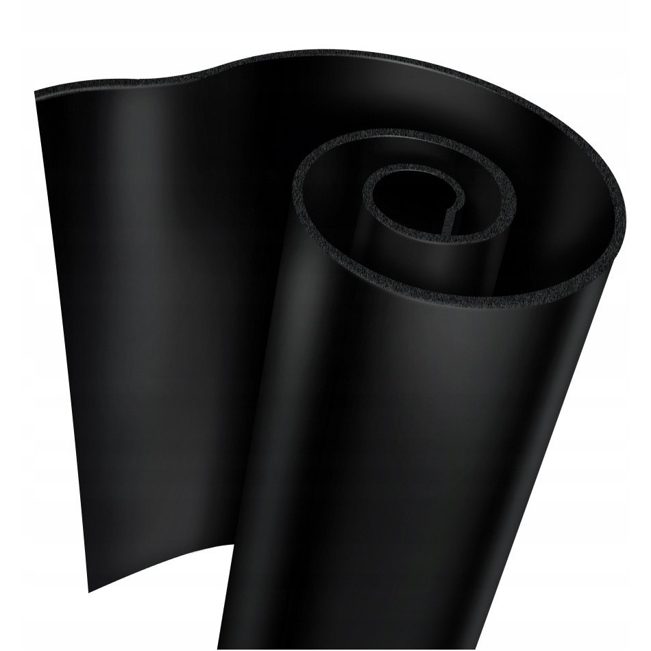 Vízálló hangszigetelő gumihab 25mm 25x100cm ragasztó nélkül fekete K25bk omegamix.hu