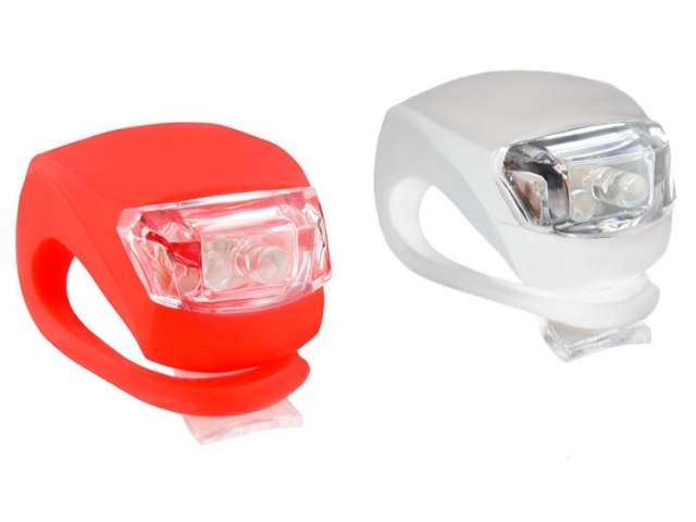 LED lámpa kerékpárra 2db első hátsó megamix.sk